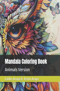 Mandala Coloring Book: Version of Animals