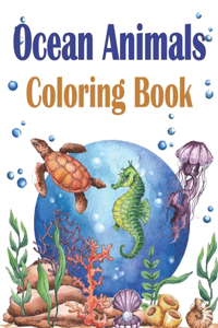 Ocean Animals Coloring Book