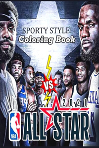 Sporty Style Coloring Book NBA All Star