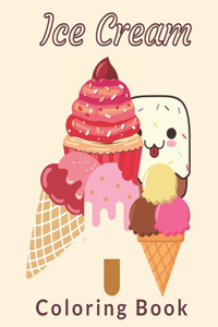 Ice Cream Coloring Book