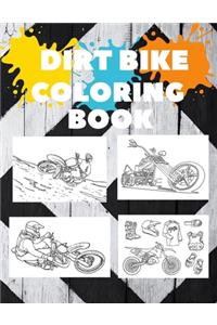 Motorcycles and Dirt Bike Coloring Book