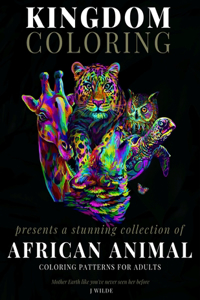 Collection of African Animal Coloring Patterns for Adults