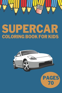 Supercar Coloring Book For Kids