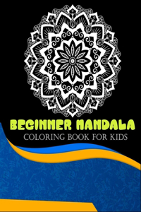 Beginner Mandala coloring book for kids