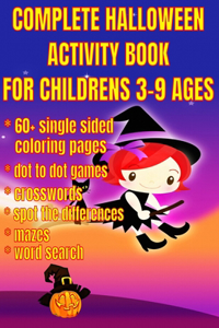 complete halloween activity book for children