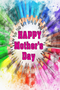 happy mother's day: Coloring Book For Kids: Beautiful Coloring Keep your children busy and unleash their creativity with these easy to color large images created for ki