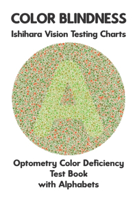 Color Blindness Ishihara Vision Testing Charts Optometry Color Deficiency Test Book With Alphabets