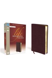 NIV, Life Application Study Bible, Second Edition, Personal Size, Bonded Leather, Burgundy, Red Letter Edition