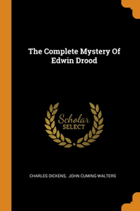 Complete Mystery Of Edwin Drood