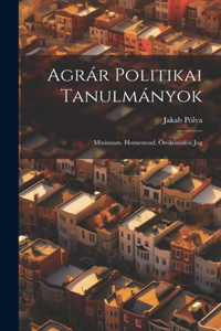 Agrár Politikai Tanulmányok