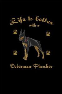 Life is Better with a Doberman Pinscher