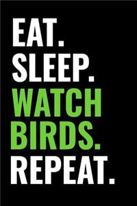 Eat. Sleep. Watch Birds. Repeat.