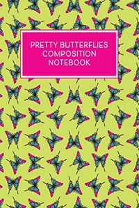 Pretty Butterflies Composition Notebook