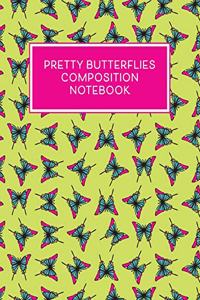 Pretty Butterflies Composition Notebook