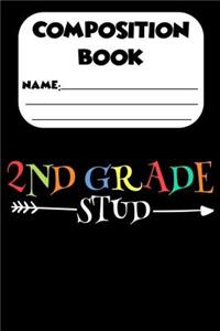 Composition Book 2nd Grade Stud