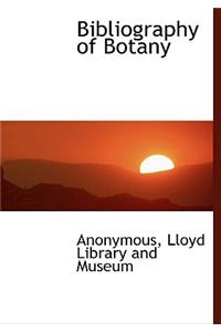 Bibliography of Botany