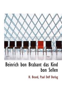 Beinrich Bon Brabant Das Kind Bon Sellen