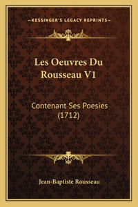 Les Oeuvres Du Rousseau V1