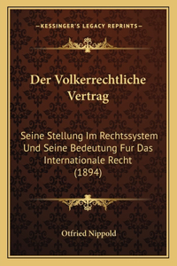 Der Volkerrechtliche Vertrag