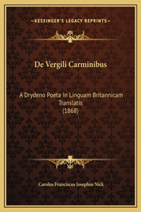 De Vergili Carminibus