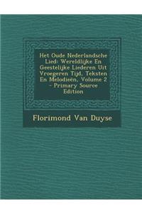 Het Oude Nederlandsche Lied