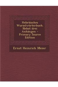 Hebraisches Wurzelworterbuch. Nebst Drei Anhangen