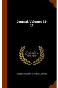 Journal, Volumes 13-16