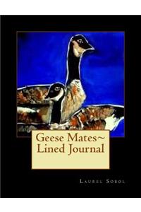 Geese Mates Lined Journal