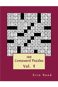 100 Crossword Puzzles Vol. 9