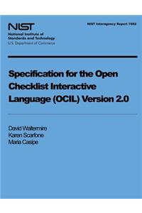 Specification for the Open Checklist Interactive Language (OCIL) Version 2.0