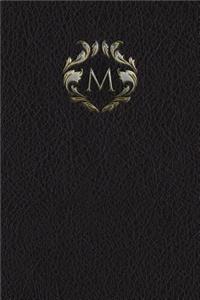 Monogram M Any Day Planner Notebook