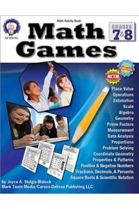 Math Games, Grades 7 - 8