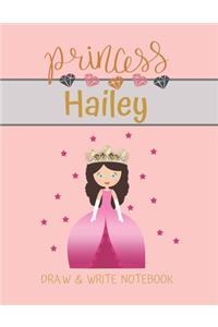 Princess Hailey Draw & Write Notebook