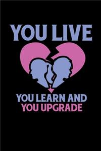 Scheidung Notizbuch You Live You Learn And You Upgrade