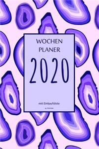 Wochenplaner 2020 mit Einkaufsliste