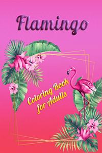 Flamingo Coloring Book for Adults