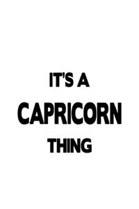It's A Capricorn Thing