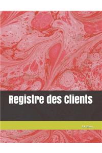Registre des Clients