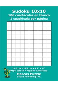 Sudoku 10x10 - 106 cuadrículas en blanco
