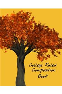 College Ruled Composition Book