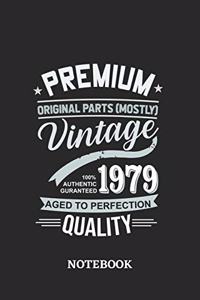 1979 Vintage Aged to Perfection Quality Notebook