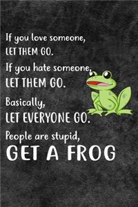Get A Frog Notebook Journal