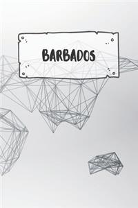 Barbados: Dotted Travel Diary Notebook or Journey Dotted Grid Journal - Holiday Trip Pocketbook for Men and Women with Dots