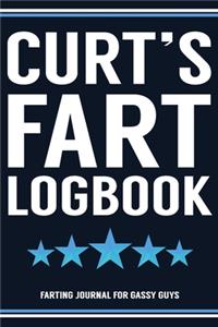 Curt's Fart Logbook Farting Journal For Gassy Guys
