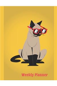 Siamese Cat Weekly Planner