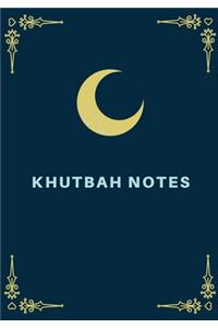 Islamic Khutbah Notes Journal
