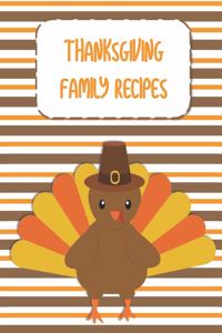 Thanksgiving Family Recipes
