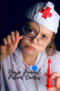 Nurse Journal Patient Quotes