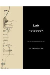 Lab Notebook 100 Carbonless Set: Chemistry Students 100 Duplicate Page Sets