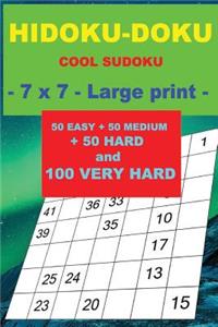 Hidoku-Doku - Cool Sudoku - 7 X 7 -